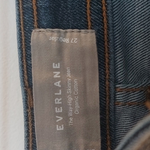 Everlane Way High Skinny Jeans Medium Wash Size 27 - Picture 1 of 8